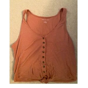 American eagle button up tank